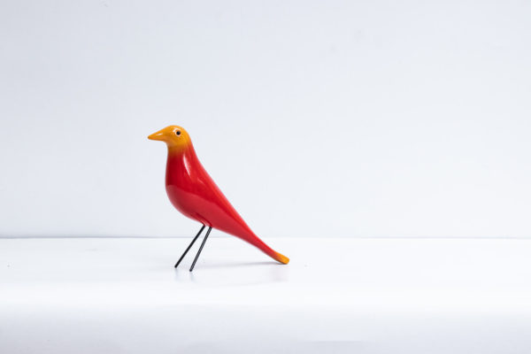 Lacquered Papier Mache bird