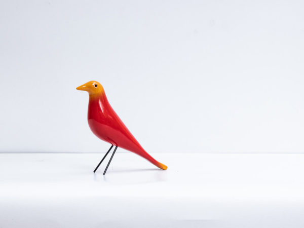 Lacquered Papier Mache bird