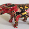 An Exclusive Lacquered Art Deco Sculpture from Papier Mache: The Devine Buffalo