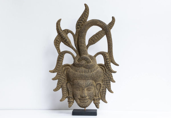 patina sculpture made in papier: Apsara Dara