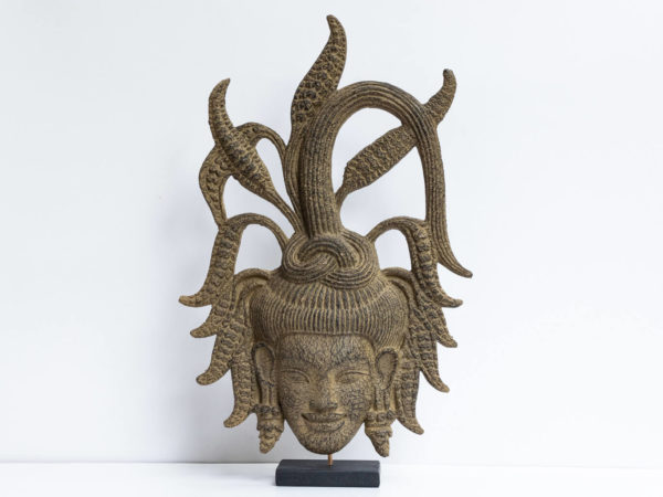 patina sculpture made in papier: Apsara Dara