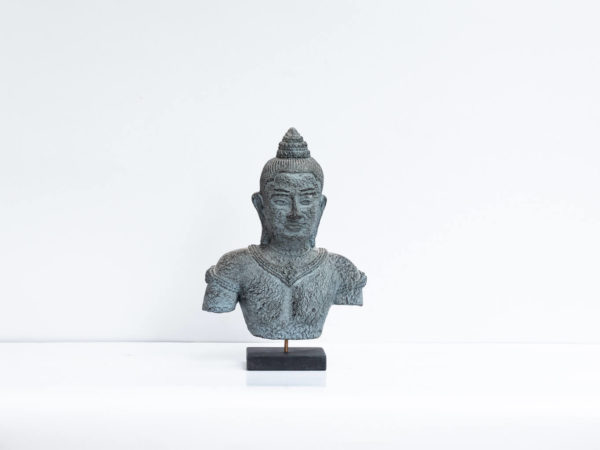 Illusion patina art work in papier mache, sustainable and light: Shiva