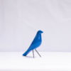 Lacquered papier-mâché bird for Home Décor, The Bluebird