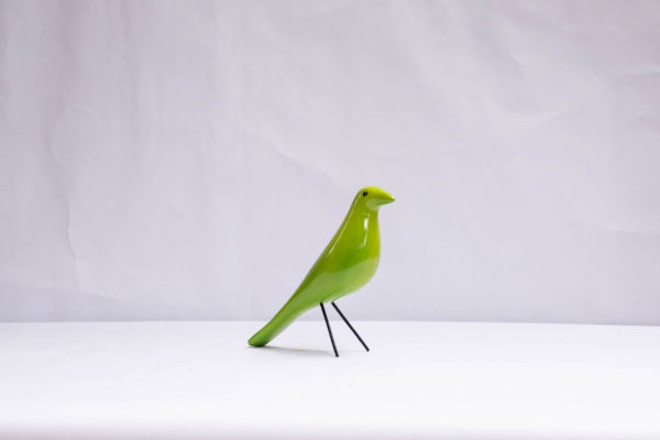 Lacquered papier-mâché Bird, 100% handmade and sustainable, invite The Green Bird