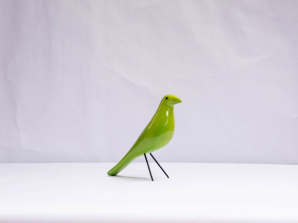 Lacquered papier-mâché Bird, 100% handmade and sustainable, invite The Green Bird