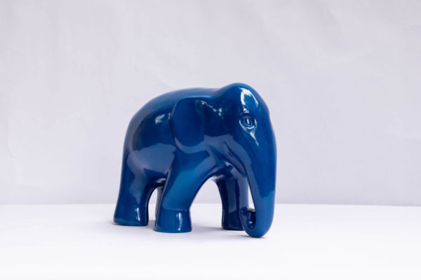 Eco-friendly sculpture for your elegant interior, The Radiant Persian Blue Elephant