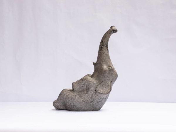 Eco-friendly and Modern Home Décor Sculpture: The Happy Asian Elephant